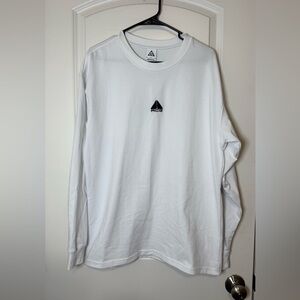 Nike ACG White Long Sleeve Men's Shirt